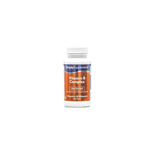 Vitamin B Complex Tablets | High Strength Premium Formulation Includes All 8 B Vitamins, including Biotin & Folic Acid | Supports Brain Function &...