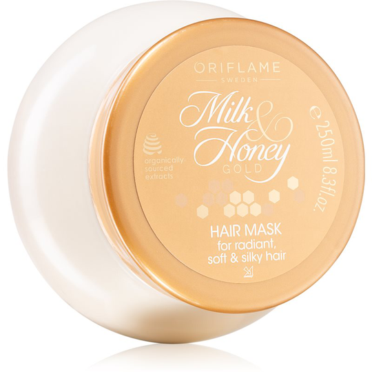 Oriflame Milk & Honey Gold Intensive Mask for Shiny and Soft Hair 250 ml