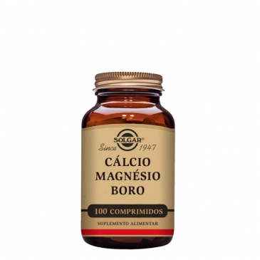 Solgar Calcium Magnesium and Boron Tablets x100
