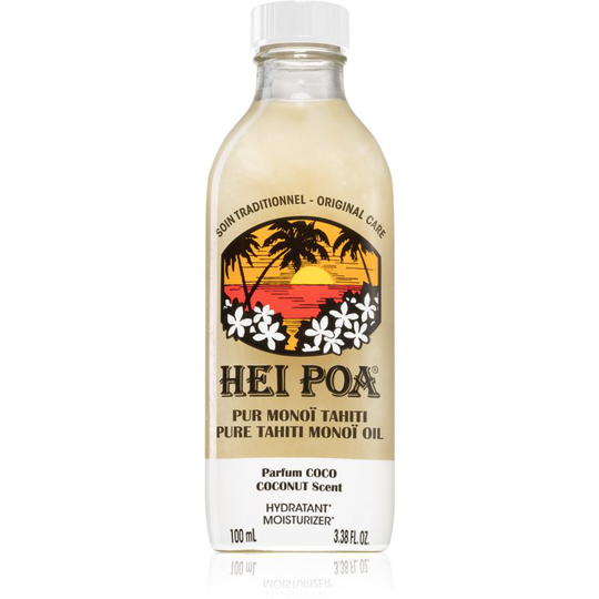Hei Poa Pure Tahiti Monoï Oil Coconut Multi-Functional Oil for Body and Hair 100 ml