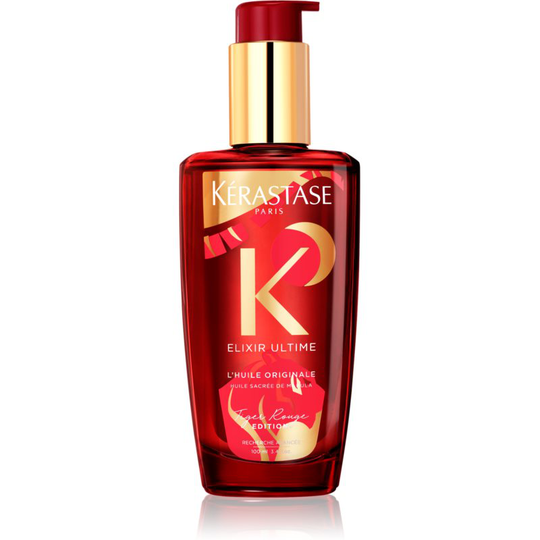 Kérastase Elixir Ultime L'huile Originale Édition Rouge Nourishing Oil for Shiny and Soft Hair 100 ml