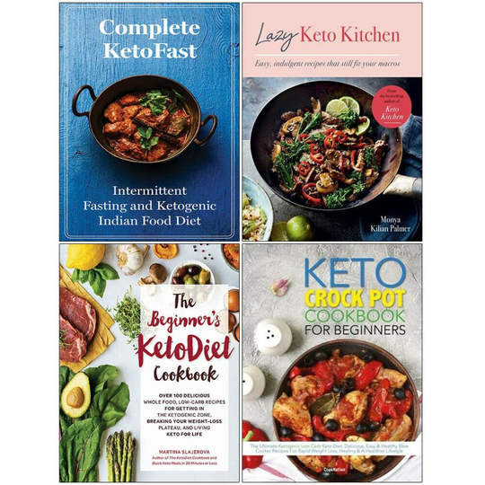Complete KetoFast, Lazy Keto Kitchen 4 Books Collection Set