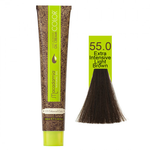 Macadamia Oil Cream Color 55.0 Extra Intense Light Brown