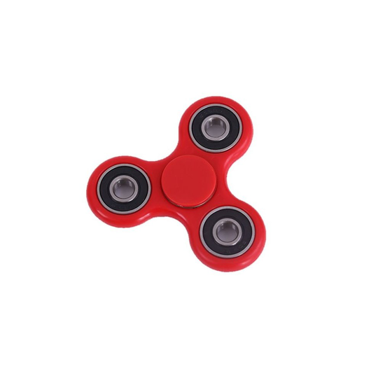 Red Hand Spinner Fidget Finger Toy Adhd Stress Relief