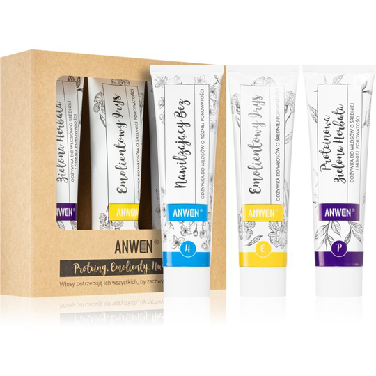 Anwen Proteins . Emollients . Humectants Hair Conditioner 3 x 100 ml Medium Porosity (Economy Pack) 3 x 100 ml Medium Porosity