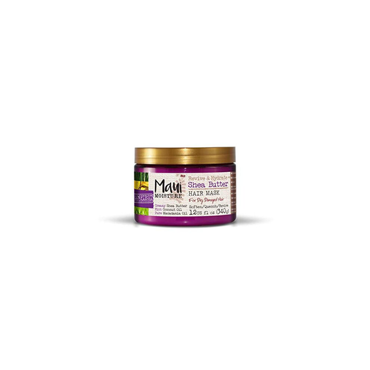 Maui Moisture Vegan Hair Mask for Dry Damaged Hair, Shea Butter & Aloe Vera, 340 g
