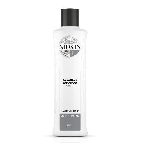 Nioxin SYS1 Cleanser Shampoo for Natural Hair with Light Thinning 300ml