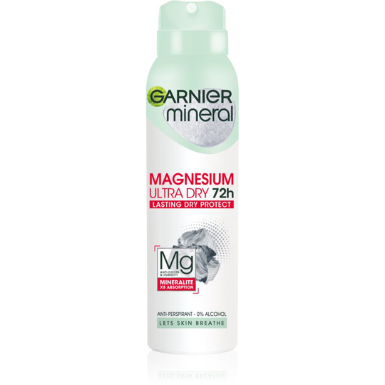 Garnier Mineral Magnesium Ultra Dry Antiperspirant Spray 150 ml