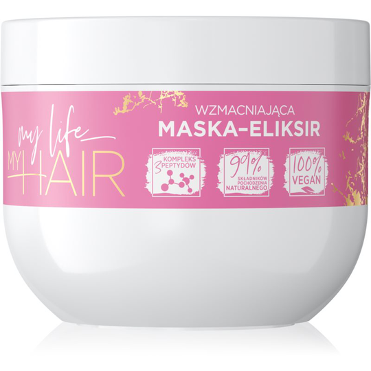 Eveline Cosmetics My Life My Hair Nourishing Hair Mask with peptides 300 ml