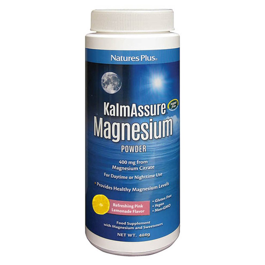 Nature's Plus KalmAssure Magnesium Powder Pink Lemonade 408g