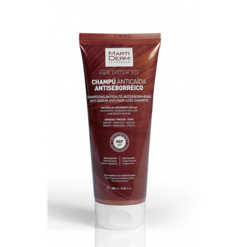 MartiDerm Hair System Anti-Sebum Anti Hair-Loss Shampoo 200ml