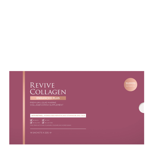 Revive Collagen Enhanced Plus Premium Liquid Marine Collagen Drink 14 Sachets