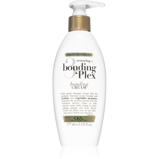 OGX Bonding Plex Reinforcing Cream for very damaged hair with split ends 177 ml