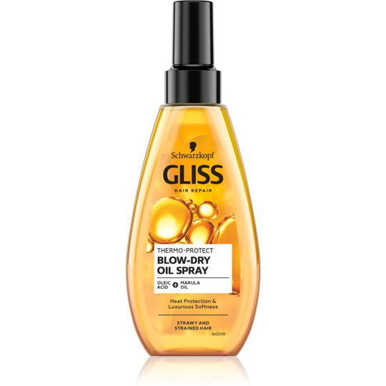Schwarzkopf Gliss Oil Nutritive Protective Oil For Heat Hairstyling 150 ml