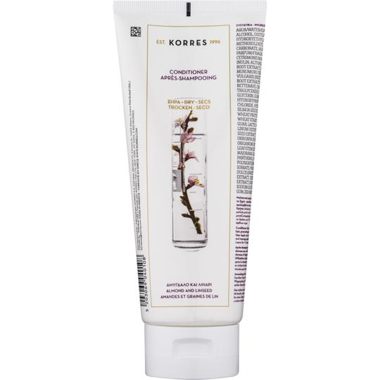 Korres Almond & Linseed Conditioner for Dry and Brittle Hair 200 ml