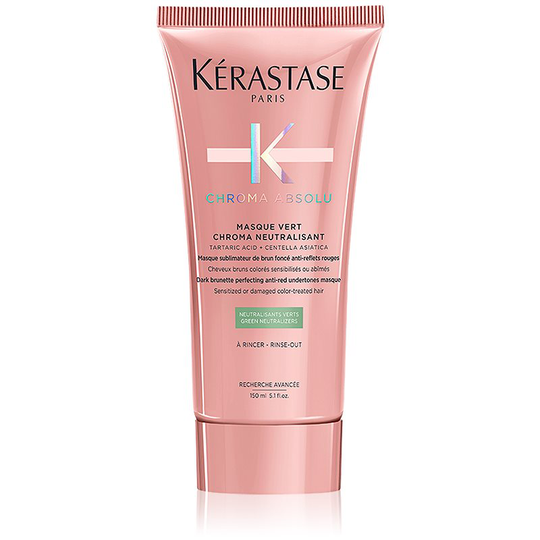 Kérastase Chroma Absolu Masque Vert Chroma Neutralisant Anti-Redness Hair Concealer 150 ml