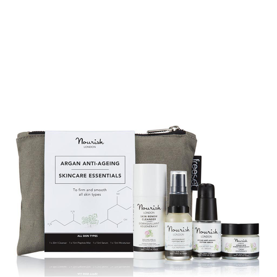 Nourish London Argan Anti-Ageing Skincare Essentials