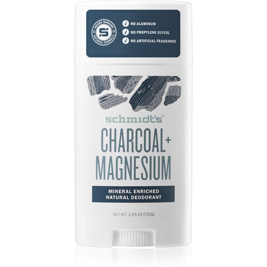 Schmidt's Charcoal + Magnesium Deodorant Stick For All Types Of Skin 58 ml