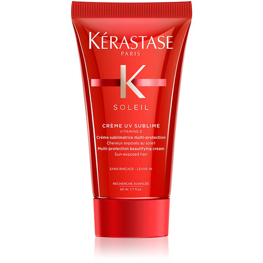 Kérastase Soleil Crème UV Sublime Protective Cream for Hair Damaged by Chlorine, Sun & Salt With UV Filter 50 ml