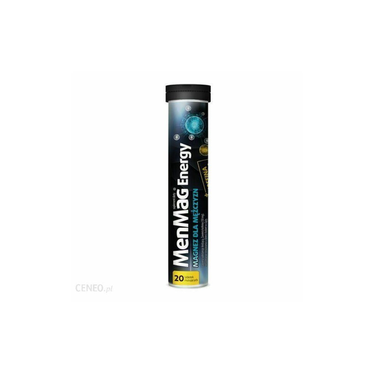 MenMag ENERGY 20 tab MAGNESIUM VITAMINS MEN MAGNEZ WITAMINY DLA MĘŻCZYZN OLIMP