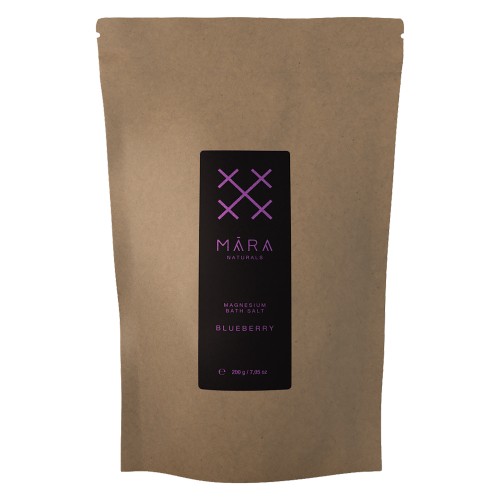 Mara Naturals Magnesium Bath Salt Blueberry