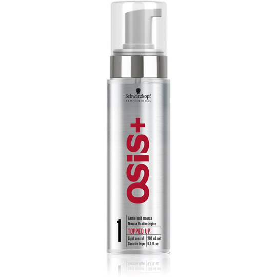 Schwarzkopf Professional Osis+ Topped Up Styling Foam for Volume and Shine 200 ml