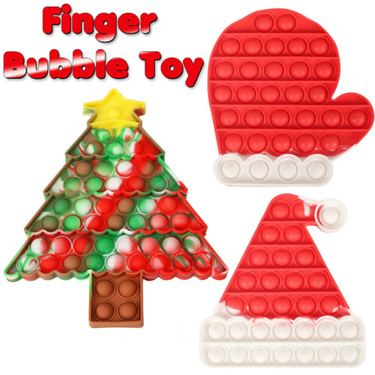 (3pcs/Set(Hat+Glove+Christmas Tree)) Tiktok Sensory Fidget Toys Autism Antistress Stress Relief Family Game