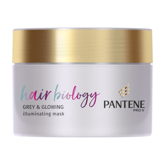Pantene Pro-V Hair Biology Grey and Glowing Illuminating Mask, 160 ml