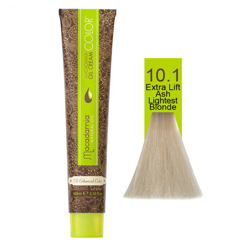 Macadamia Oil Cream Color 10.1 Extra Lift Ash Lightest Blonde