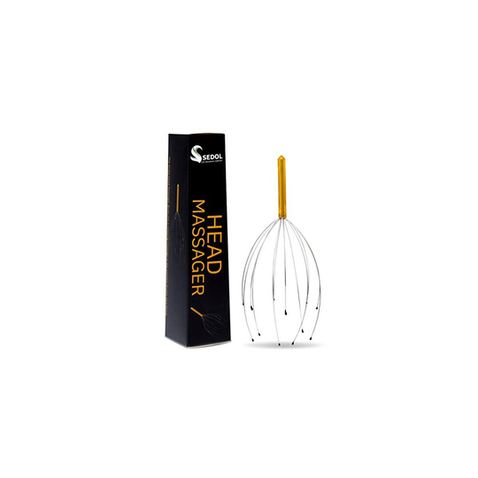Portable Head Massager - Stress Relief Tool and Scalp Massager for Hair Growth Stimulation