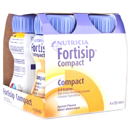Nutricia Fortisip Compact Apricot 125Ml X 4