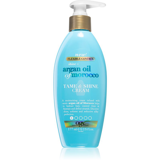 OGX Argan Oil Of Morocco Smoothing Cream for Shiny and Soft Hair 177 ml