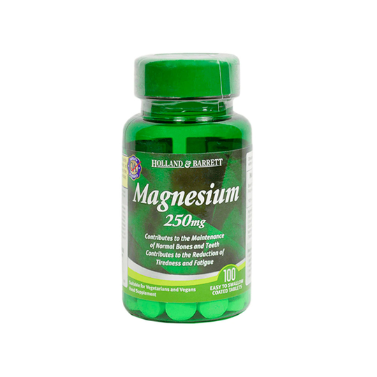 Holland & Barrett - Holland & Barrett Magnesium 250 mg, 100 Tablets