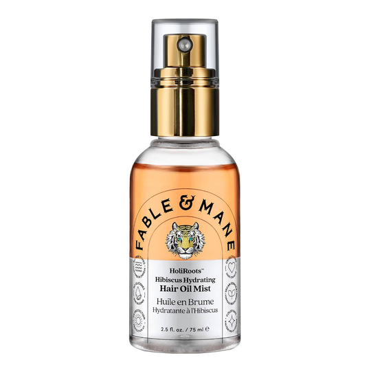 Fable & Mane Holiroots Hibiscus Hydrating Hair Oil Mist 75Ml