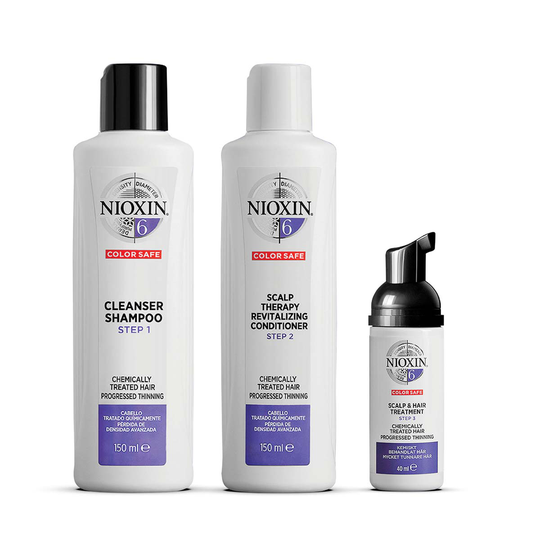 Nioxin 3-Part System Kit 6 For Chemically Treated Hair With Progressed Thinning