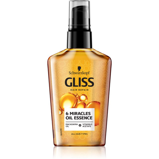 Schwarzkopf Gliss Oil Nutritive Intensive Oil Treatment 6 In 1 for Dry Hair 75 ml