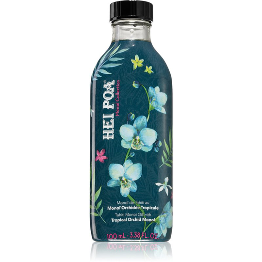 Hei Poa Tahiti Monoi Oil Tropical Orchid Multi-Functional Oil for Body and Hair 100 ml