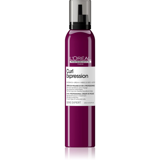 L'Oréal Professionnel Serie Expert Curl Expression Styling Mousse to Define and Shape the Hairstyle For Wavy And Curly Hair 250 ml