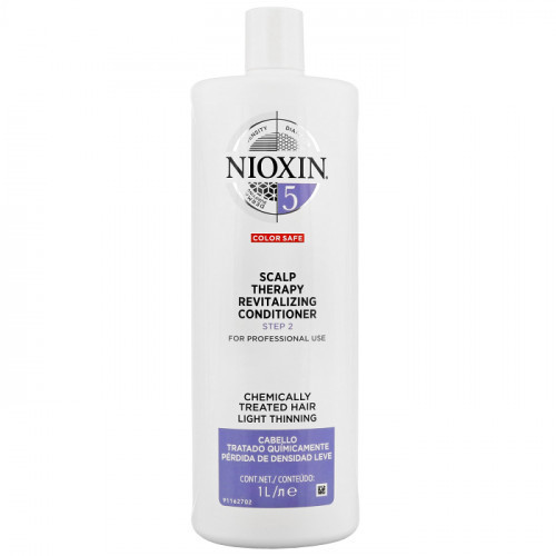 Nioxin SYS5 Scalp Therapy Conditioner for Chemically Treated Hair with Light Thinning 1000ml