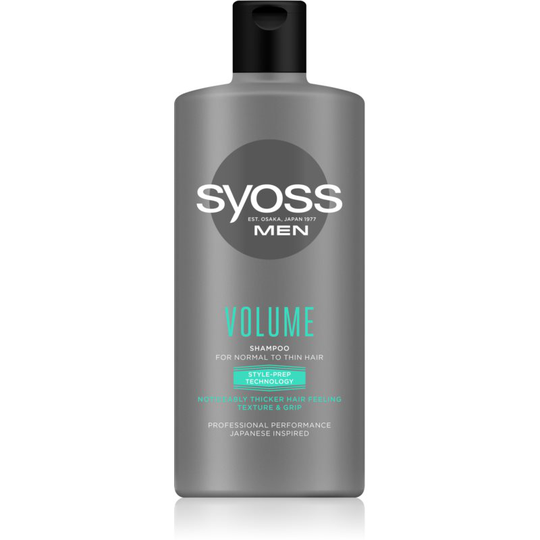Syoss Men Volume Volumising Shampoo for Fine Hair for Men 440 ml