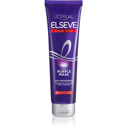 L'Oréal Paris Elseve Color-Vive Purple Nourishing Mask For Blondes And Highlighted Hair 150 ml
