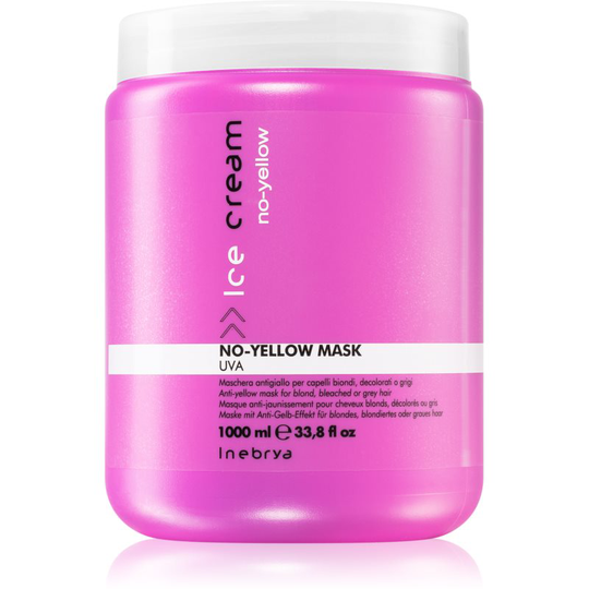Inebrya No-Yellow Hair Mask for Yellow Tones Neutralization 1000 ml