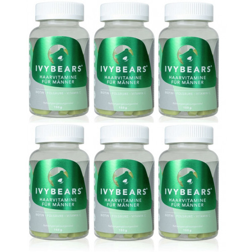 IVYBEARS Hair Vitamins For Men 6 Months