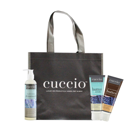 Cuccio Calming & Soothing Kit Home Essentials 3 Piece Starter Kit