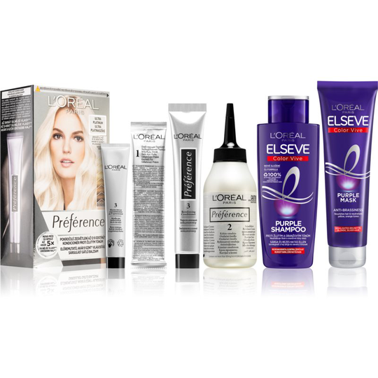 L'Oréal Paris Elseve Color-Vive Purple Gift Set (for Blonde Hair)