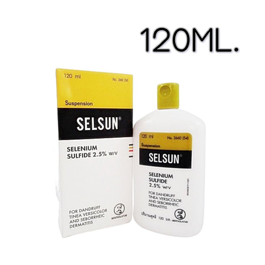 120ml Selsun Anti Dandruff Hair Shampoo Fungal Dermatitis Hair loss