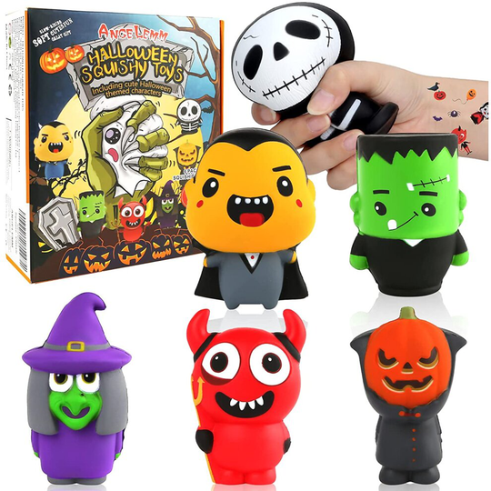 Angelemm Halloween Squishies Toys Jumbo Stress Relief Gifts Kids