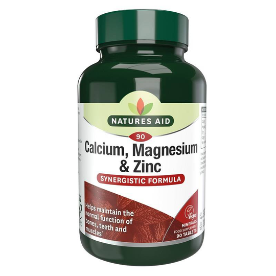 Nature'S Aid Calcium, Magnesium & Zinc Tablets 90