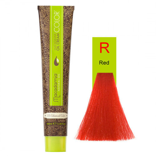 Macadamia Oil Cream Color R Red