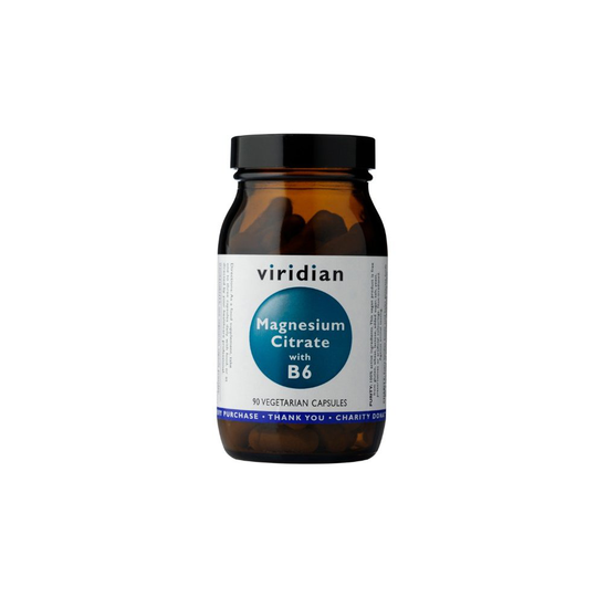 Viridian Magnesium Citrate with B6 , 90 Veg Caps